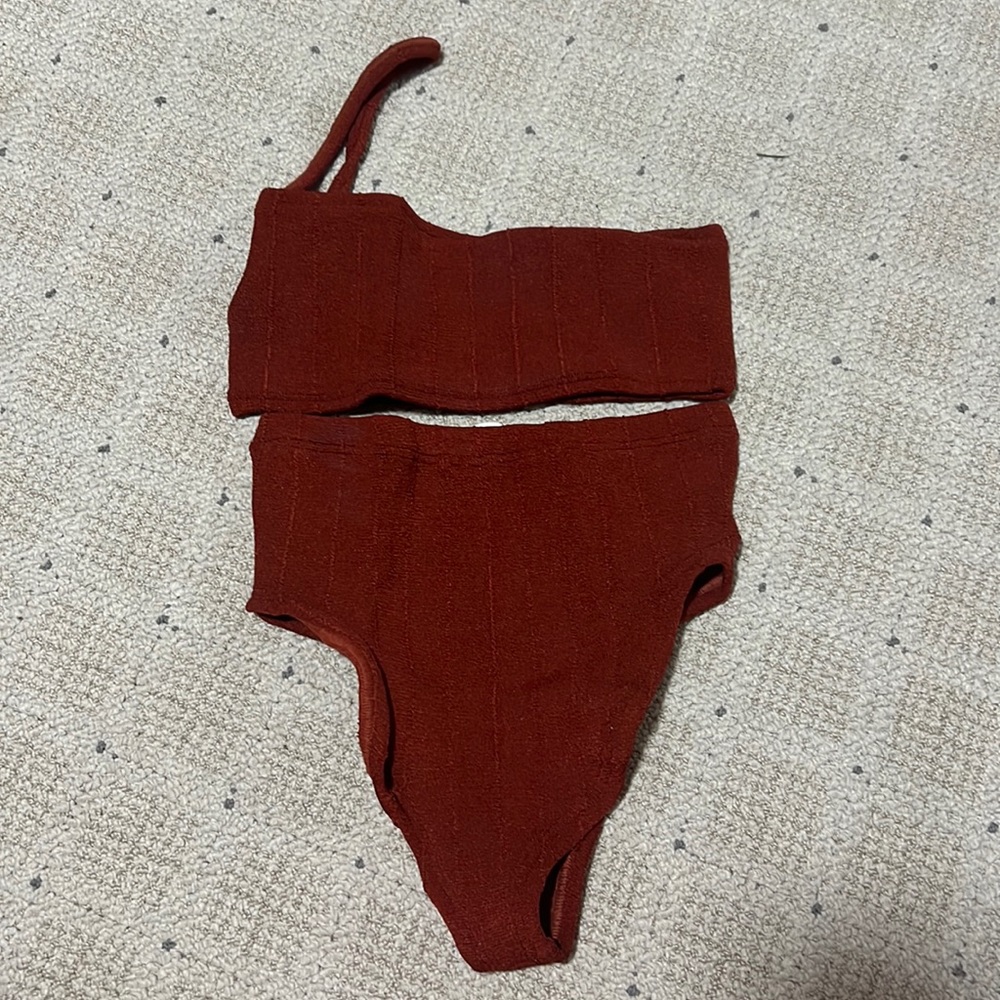 Hunza G - One Size Fits Most high waisted bikini